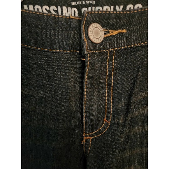 Mossimo Supply Co Bootcut Blue Women's Jeans SZ 12 34X30 Regular Low Rise - Picture 3 of 4